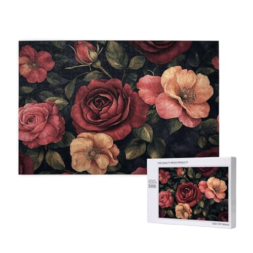 Puzzle Blume Puzzle 1000 Teile Landschaft Holzpuzzle Erwachsene mit Schachtel und Poster, Schwieriges - Unterhaltsames - Herausforderndes - Geeignet für Anfänger, Geschenke für Männer/Frauen 2T-115 Puzzle Blume Puzzle 1000 Teile Landschaft Holzpuzzle Erwachsene mit Schachtel und Poster, Schwieriges - Unterhaltsames - Herausforderndes - Geeignet für Anfänger, Geschenke für Männer/Frauen 2T-115 von Tamalsj