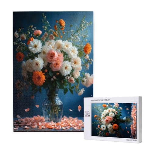 Puzzle Blume Puzzle 1000 Teile Landschaft Holzpuzzle Erwachsene mit Schachtel und Poster, Schwieriges - Unterhaltsames - Herausforderndes - Geeignet für Anfänger, Geschenke für Männer/Frauen 2T-1514 Puzzle Blume Puzzle 1000 Teile Landschaft Holzpuzzle Erwachsene mit Schachtel und Poster, Schwieriges - Unterhaltsames - Herausforderndes - Geeignet für Anfänger, Geschenke für Männer/Frauen 2T-1514 von Tamalsj