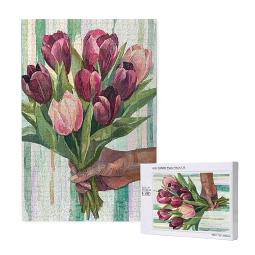 Puzzle Blume Puzzle 1000 Teile Tulpe Holzpuzzle Erwachsene mit Schachtel und Poster, Schwieriges - Unterhaltsames - Herausforderndes Spiel - Geeignet für Anfänger, Geschenke für Männer/Frauen 2T-1907 Puzzle Blume Puzzle 1000 Teile Tulpe Holzpuzzle Erwachsene mit Schachtel und Poster, Schwieriges - Unterhaltsames - Herausforderndes Spiel - Geeignet für Anfänger, Geschenke für Männer/Frauen 2T-1907 von Tamalsj