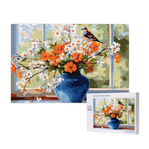 Puzzle Blume Puzzle 2000 Teile Bird Holzpuzzle Erwachsene mit Schachtel und Poster, Schwieriges - Unterhaltsames - Herausforderndes Spiel - Geeignet für Anfänger, Geschenke für Männer/Frauen 2T-134 Puzzle Blume Puzzle 2000 Teile Bird Holzpuzzle Erwachsene mit Schachtel und Poster, Schwieriges - Unterhaltsames - Herausforderndes Spiel - Geeignet für Anfänger, Geschenke für Männer/Frauen 2T-134 von Tamalsj
