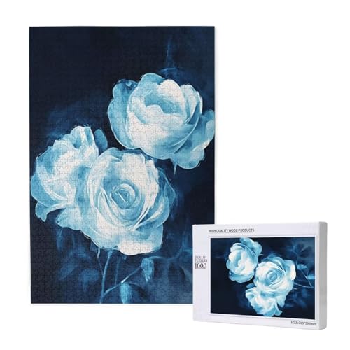 Puzzle Blume Puzzle 2000 Teile Blau Holzpuzzle Erwachsene mit Schachtel und Poster, Schwieriges - Unterhaltsames - Herausforderndes Spiel - Geeignet für Anfänger, Geschenke für Männer/Frauen 2T-1111 Puzzle Blume Puzzle 2000 Teile Blau Holzpuzzle Erwachsene mit Schachtel und Poster, Schwieriges - Unterhaltsames - Herausforderndes Spiel - Geeignet für Anfänger, Geschenke für Männer/Frauen 2T-1111 von Tamalsj