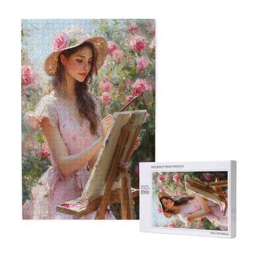 Puzzle Blume Puzzle 2000 Teile Frau Holzpuzzle Erwachsene mit Schachtel und Poster, Schwieriges - Unterhaltsames - Herausforderndes Spiel - Geeignet für Anfänger, Geschenke für Männer/Frauen 2T-1462 Puzzle Blume Puzzle 2000 Teile Frau Holzpuzzle Erwachsene mit Schachtel und Poster, Schwieriges - Unterhaltsames - Herausforderndes Spiel - Geeignet für Anfänger, Geschenke für Männer/Frauen 2T-1462 von Tamalsj
