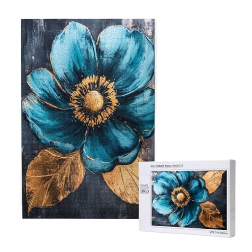 Puzzle Blume Puzzle 2000 Teile Gold Holzpuzzle Erwachsene mit Schachtel und Poster, Schwieriges - Unterhaltsames - Herausforderndes Spiel - Geeignet für Anfänger, Geschenke für Männer/Frauen 2T-1408 Puzzle Blume Puzzle 2000 Teile Gold Holzpuzzle Erwachsene mit Schachtel und Poster, Schwieriges - Unterhaltsames - Herausforderndes Spiel - Geeignet für Anfänger, Geschenke für Männer/Frauen 2T-1408 von Tamalsj