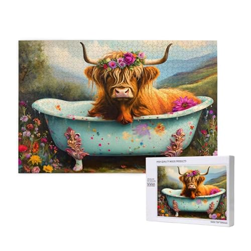 Puzzle Blume Puzzle 2000 Teile Ochse Holzpuzzle Erwachsene mit Schachtel und Poster, Schwieriges - Unterhaltsames - Herausforderndes Spiel - Geeignet für Anfänger, Geschenke für Männer/Frauen 2T-71 Puzzle Blume Puzzle 2000 Teile Ochse Holzpuzzle Erwachsene mit Schachtel und Poster, Schwieriges - Unterhaltsames - Herausforderndes Spiel - Geeignet für Anfänger, Geschenke für Männer/Frauen 2T-71 von Tamalsj