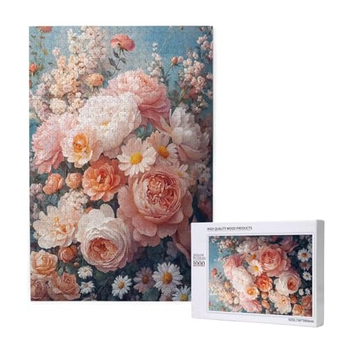 Puzzle Blume Puzzle 2000 Teile Rosa Holzpuzzle Erwachsene mit Schachtel und Poster, Schwieriges - Unterhaltsames - Herausforderndes Spiel - Geeignet für Anfänger, Geschenke für Männer/Frauen 2T-1456 Puzzle Blume Puzzle 2000 Teile Rosa Holzpuzzle Erwachsene mit Schachtel und Poster, Schwieriges - Unterhaltsames - Herausforderndes Spiel - Geeignet für Anfänger, Geschenke für Männer/Frauen 2T-1456 von Tamalsj