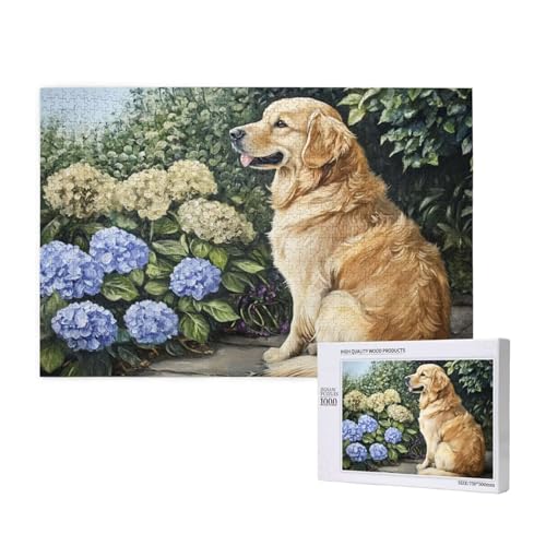 Puzzle Blume Puzzle 300 Teile Hund Holzpuzzle Erwachsene mit Schachtel und Poster, Schwieriges - Unterhaltsames - Herausforderndes Spiel - Geeignet für Anfänger, Geschenke für Männer/Frauen 2T-141 Puzzle Blume Puzzle 300 Teile Hund Holzpuzzle Erwachsene mit Schachtel und Poster, Schwieriges - Unterhaltsames - Herausforderndes Spiel - Geeignet für Anfänger, Geschenke für Männer/Frauen 2T-141 von Tamalsj