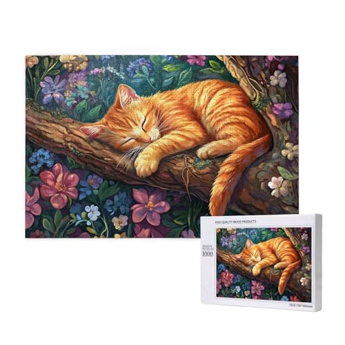 Puzzle Blume Puzzle 300 Teile Katze Holzpuzzle Erwachsene mit Schachtel und Poster, Schwieriges - Unterhaltsames - Herausforderndes Spiel - Geeignet für Anfänger, Geschenke für Männer/Frauen 2T-225 Puzzle Blume Puzzle 300 Teile Katze Holzpuzzle Erwachsene mit Schachtel und Poster, Schwieriges - Unterhaltsames - Herausforderndes Spiel - Geeignet für Anfänger, Geschenke für Männer/Frauen 2T-225 von Tamalsj