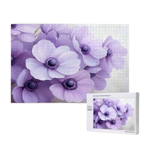 Puzzle Blume Puzzle 300 Teile Lila Holzpuzzle Erwachsene mit Schachtel und Poster, Schwieriges - Unterhaltsames - Herausforderndes Spiel - Geeignet für Anfänger, Geschenke für Männer/Frauen 2T-993 Puzzle Blume Puzzle 300 Teile Lila Holzpuzzle Erwachsene mit Schachtel und Poster, Schwieriges - Unterhaltsames - Herausforderndes Spiel - Geeignet für Anfänger, Geschenke für Männer/Frauen 2T-993 von Tamalsj
