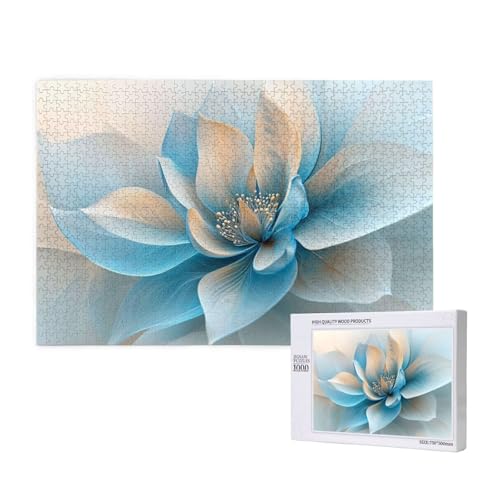 Puzzle Blume Puzzle 4000 Teile Blau Holzpuzzle Erwachsene mit Schachtel und Poster, Schwieriges - Unterhaltsames - Herausforderndes Spiel - Geeignet für Anfänger, Geschenke für Männer/Frauen 2T-914 Puzzle Blume Puzzle 4000 Teile Blau Holzpuzzle Erwachsene mit Schachtel und Poster, Schwieriges - Unterhaltsames - Herausforderndes Spiel - Geeignet für Anfänger, Geschenke für Männer/Frauen 2T-914 von Tamalsj