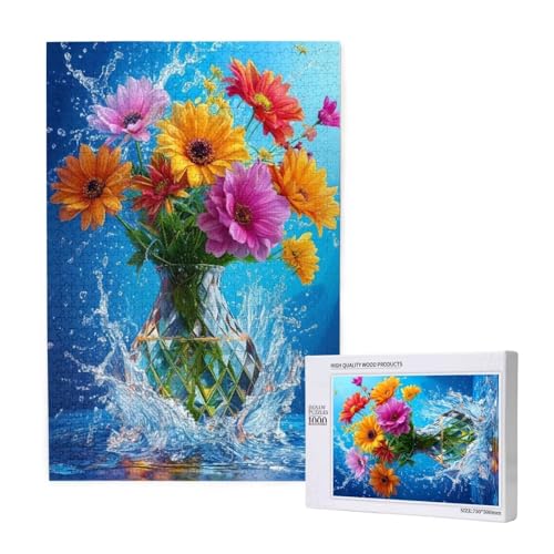 Puzzle Blume Puzzle 4000 Teile Bunt Holzpuzzle Erwachsene mit Schachtel und Poster, Schwieriges - Unterhaltsames - Herausforderndes Spiel - Geeignet für Anfänger, Geschenke für Männer/Frauen 2T-1636 Puzzle Blume Puzzle 4000 Teile Bunt Holzpuzzle Erwachsene mit Schachtel und Poster, Schwieriges - Unterhaltsames - Herausforderndes Spiel - Geeignet für Anfänger, Geschenke für Männer/Frauen 2T-1636 von Tamalsj