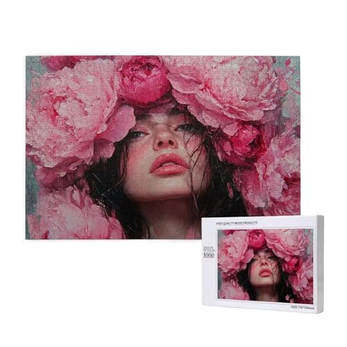 Puzzle Blume Puzzle 4000 Teile Frau Holzpuzzle Erwachsene mit Schachtel und Poster, Schwieriges - Unterhaltsames - Herausforderndes Spiel - Geeignet für Anfänger, Geschenke für Männer/Frauen 2T-642 Puzzle Blume Puzzle 4000 Teile Frau Holzpuzzle Erwachsene mit Schachtel und Poster, Schwieriges - Unterhaltsames - Herausforderndes Spiel - Geeignet für Anfänger, Geschenke für Männer/Frauen 2T-642 von Tamalsj