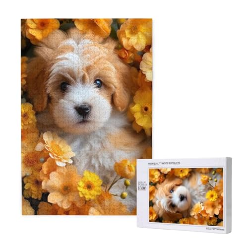 Puzzle Blume Puzzle 4000 Teile Hund Holzpuzzle Erwachsene mit Schachtel und Poster, Schwieriges - Unterhaltsames - Herausforderndes Spiel - Geeignet für Anfänger, Geschenke für Männer/Frauen 2T-1566 Puzzle Blume Puzzle 4000 Teile Hund Holzpuzzle Erwachsene mit Schachtel und Poster, Schwieriges - Unterhaltsames - Herausforderndes Spiel - Geeignet für Anfänger, Geschenke für Männer/Frauen 2T-1566 von Tamalsj