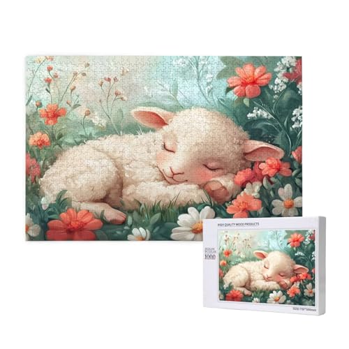 Puzzle Blume Puzzle 4000 Teile Schaf Holzpuzzle Erwachsene mit Schachtel und Poster, Schwieriges - Unterhaltsames - Herausforderndes Spiel - Geeignet für Anfänger, Geschenke für Männer/Frauen 2T-667 Puzzle Blume Puzzle 4000 Teile Schaf Holzpuzzle Erwachsene mit Schachtel und Poster, Schwieriges - Unterhaltsames - Herausforderndes Spiel - Geeignet für Anfänger, Geschenke für Männer/Frauen 2T-667 von Tamalsj