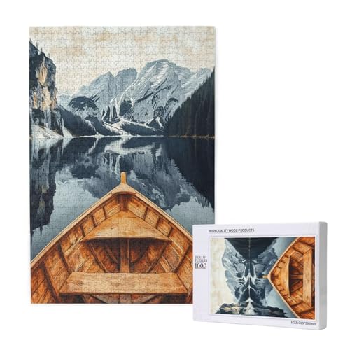 Puzzle Boot Puzzle 2000 Teile See Holzpuzzle Erwachsene mit Schachtel und Poster, Schwieriges - Unterhaltsames - Herausforderndes Spiel - Geeignet für Anfänger, Geschenke für Männer/Frauen 2T-1806 Puzzle Boot Puzzle 2000 Teile See Holzpuzzle Erwachsene mit Schachtel und Poster, Schwieriges - Unterhaltsames - Herausforderndes Spiel - Geeignet für Anfänger, Geschenke für Männer/Frauen 2T-1806 von Tamalsj