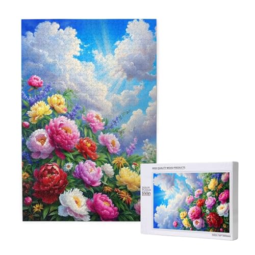 Puzzle Bunt Puzzle 1000 Teile Blume Holzpuzzle Erwachsene mit Schachtel und Poster, Schwieriges - Unterhaltsames - Herausforderndes Spiel - Geeignet für Anfänger, Geschenke für Männer/Frauen 2T-1580 Puzzle Bunt Puzzle 1000 Teile Blume Holzpuzzle Erwachsene mit Schachtel und Poster, Schwieriges - Unterhaltsames - Herausforderndes Spiel - Geeignet für Anfänger, Geschenke für Männer/Frauen 2T-1580 von Tamalsj