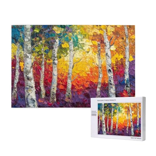 Puzzle Bunt Puzzle 300 Teile Baum Holzpuzzle Erwachsene mit Schachtel und Poster, Schwieriges - Unterhaltsames - Herausforderndes Spiel - Geeignet für Anfänger, Geschenke für Männer/Frauen 2T-711 Puzzle Bunt Puzzle 300 Teile Baum Holzpuzzle Erwachsene mit Schachtel und Poster, Schwieriges - Unterhaltsames - Herausforderndes Spiel - Geeignet für Anfänger, Geschenke für Männer/Frauen 2T-711 von Tamalsj