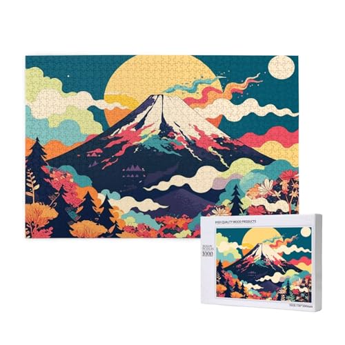 Puzzle Bunt Puzzle 300 Teile Berg Holzpuzzle Erwachsene mit Schachtel und Poster, Schwieriges - Unterhaltsames - Herausforderndes Spiel - Geeignet für Anfänger, Geschenke für Männer/Frauen 2T-721 Puzzle Bunt Puzzle 300 Teile Berg Holzpuzzle Erwachsene mit Schachtel und Poster, Schwieriges - Unterhaltsames - Herausforderndes Spiel - Geeignet für Anfänger, Geschenke für Männer/Frauen 2T-721 von Tamalsj
