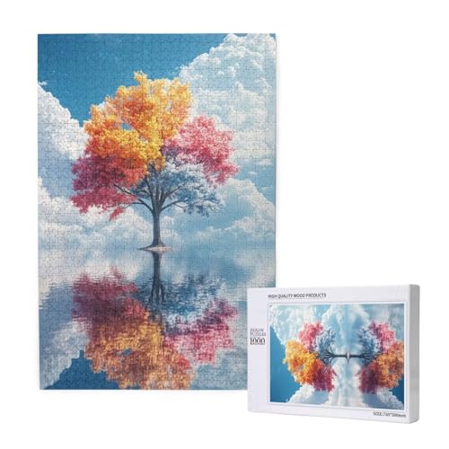 Puzzle Bunt Puzzle 4000 Teile Baum Holzpuzzle Erwachsene mit Schachtel und Poster, Schwieriges - Unterhaltsames - Herausforderndes Spiel - Geeignet für Anfänger, Geschenke für Männer/Frauen 2T-1837 Puzzle Bunt Puzzle 4000 Teile Baum Holzpuzzle Erwachsene mit Schachtel und Poster, Schwieriges - Unterhaltsames - Herausforderndes Spiel - Geeignet für Anfänger, Geschenke für Männer/Frauen 2T-1837 von Tamalsj