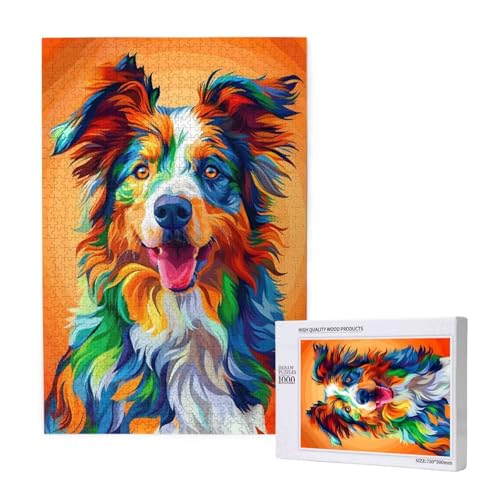 Puzzle Bunt Puzzle 4000 Teile Hund Holzpuzzle Erwachsene mit Schachtel und Poster, Schwieriges - Unterhaltsames - Herausforderndes Spiel - Geeignet für Anfänger, Geschenke für Männer/Frauen 2T-1531 Puzzle Bunt Puzzle 4000 Teile Hund Holzpuzzle Erwachsene mit Schachtel und Poster, Schwieriges - Unterhaltsames - Herausforderndes Spiel - Geeignet für Anfänger, Geschenke für Männer/Frauen 2T-1531 von Tamalsj