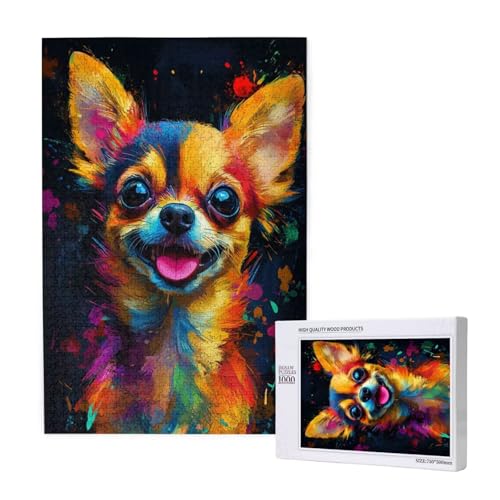 Puzzle Bunt Puzzle 4000 Teile Hund Holzpuzzle Erwachsene mit Schachtel und Poster, Schwieriges - Unterhaltsames - Herausforderndes Spiel - Geeignet für Anfänger, Geschenke für Männer/Frauen 2T-1970 Puzzle Bunt Puzzle 4000 Teile Hund Holzpuzzle Erwachsene mit Schachtel und Poster, Schwieriges - Unterhaltsames - Herausforderndes Spiel - Geeignet für Anfänger, Geschenke für Männer/Frauen 2T-1970 von Tamalsj