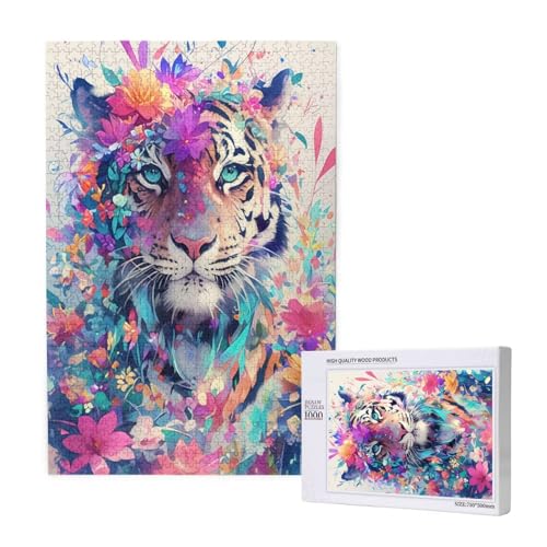 Puzzle Bunt Puzzle 4000 Teile Tiger Holzpuzzle Erwachsene mit Schachtel und Poster, Schwieriges - Unterhaltsames - Herausforderndes Spiel - Geeignet für Anfänger, Geschenke für Männer/Frauen 2T-2047 Puzzle Bunt Puzzle 4000 Teile Tiger Holzpuzzle Erwachsene mit Schachtel und Poster, Schwieriges - Unterhaltsames - Herausforderndes Spiel - Geeignet für Anfänger, Geschenke für Männer/Frauen 2T-2047 von Tamalsj