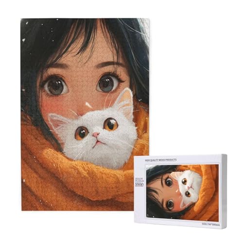 Puzzle Comics Puzzle 2000 Teile Katze Holzpuzzle Erwachsene mit Schachtel und Poster, Schwieriges - Unterhaltsames - Herausforderndes Spiel - Geeignet für Anfänger, Geschenke für Männer/Frauen 2T-1965 Puzzle Comics Puzzle 2000 Teile Katze Holzpuzzle Erwachsene mit Schachtel und Poster, Schwieriges - Unterhaltsames - Herausforderndes Spiel - Geeignet für Anfänger, Geschenke für Männer/Frauen 2T-1965 von Tamalsj