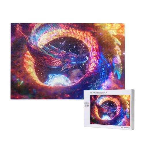 Puzzle Drachen Puzzle 4000 Teile Traum Holzpuzzle Erwachsene mit Schachtel und Poster, Schwieriges - Unterhaltsames - Herausforderndes Spiel - Geeignet für Anfänger, Geschenke für Männer/Frauen 2T-106 Puzzle Drachen Puzzle 4000 Teile Traum Holzpuzzle Erwachsene mit Schachtel und Poster, Schwieriges - Unterhaltsames - Herausforderndes Spiel - Geeignet für Anfänger, Geschenke für Männer/Frauen 2T-106 von Tamalsj