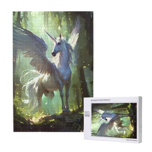 Puzzle Einhorn Puzzle 2000 Teile Landschaft Holzpuzzle Erwachsene mit Schachtel und Poster, Schwieriges - Unterhaltsames - Herausforderndes - Geeignet für Anfänger, Geschenke für Männer/Frauen 2T-1329 Puzzle Einhorn Puzzle 2000 Teile Landschaft Holzpuzzle Erwachsene mit Schachtel und Poster, Schwieriges - Unterhaltsames - Herausforderndes - Geeignet für Anfänger, Geschenke für Männer/Frauen 2T-1329 von Tamalsj