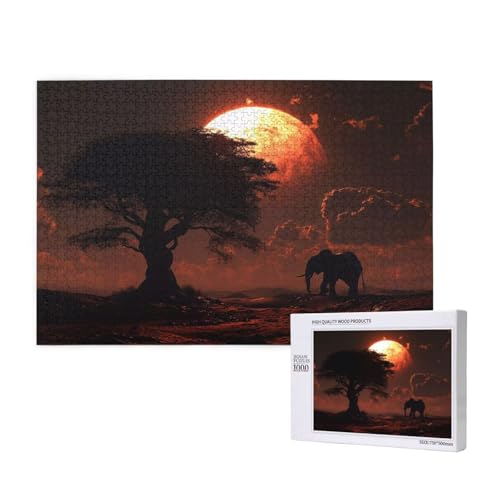 Puzzle Elefant Puzzle 300 Teile Baum Holzpuzzle Erwachsene mit Schachtel und Poster, Schwieriges - Unterhaltsames - Herausforderndes Spiel - Geeignet für Anfänger, Geschenke für Männer/Frauen 2T-467 Puzzle Elefant Puzzle 300 Teile Baum Holzpuzzle Erwachsene mit Schachtel und Poster, Schwieriges - Unterhaltsames - Herausforderndes Spiel - Geeignet für Anfänger, Geschenke für Männer/Frauen 2T-467 von Tamalsj