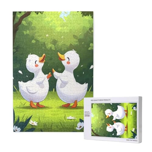 Puzzle Ente Puzzle 300 Teile Karikatur Holzpuzzle Erwachsene mit Schachtel und Poster, Schwieriges - Unterhaltsames - Herausforderndes - Geeignet für Anfänger, Geschenke für Männer/Frauen 2T-1640 Puzzle Ente Puzzle 300 Teile Karikatur Holzpuzzle Erwachsene mit Schachtel und Poster, Schwieriges - Unterhaltsames - Herausforderndes - Geeignet für Anfänger, Geschenke für Männer/Frauen 2T-1640 von Tamalsj