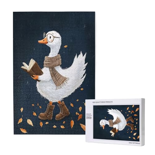 Puzzle Ente Puzzle 4000 Teile Niedlich Holzpuzzle Erwachsene mit Schachtel und Poster, Schwieriges - Unterhaltsames - Herausforderndes - Geeignet für Anfänger, Geschenke für Männer/Frauen 2T-1744 von Tamalsj