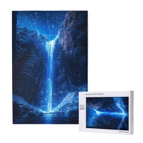 Puzzle Fallen Puzzle 1000 Teile Sternenhimmel Holzpuzzle Erwachsene mit Schachtel und Poster,Schwieriges - Unterhaltsames - Herausforderndes - Geeignet für Anfänger,Geschenke für Männer/Frauen 2T-1442 von Tamalsj
