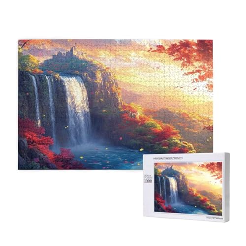 Puzzle Fallen Puzzle 300 Teile Sonnenuntergang Holzpuzzle Erwachsene mit Schachtel und Poster,Schwieriges - Unterhaltsames - Herausforderndes - Geeignet für Anfänger,Geschenke für Männer/Frauen 2T-242 Puzzle Fallen Puzzle 300 Teile Sonnenuntergang Holzpuzzle Erwachsene mit Schachtel und Poster,Schwieriges - Unterhaltsames - Herausforderndes - Geeignet für Anfänger,Geschenke für Männer/Frauen 2T-242 von Tamalsj