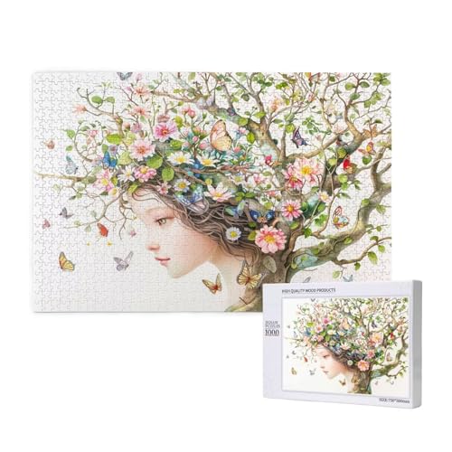 Puzzle Frau Puzzle 300 Teile Baum Holzpuzzle Erwachsene mit Schachtel und Poster, Schwieriges - Unterhaltsames - Herausforderndes Spiel - Geeignet für Anfänger, Geschenke für Männer/Frauen 2T-90 Puzzle Frau Puzzle 300 Teile Baum Holzpuzzle Erwachsene mit Schachtel und Poster, Schwieriges - Unterhaltsames - Herausforderndes Spiel - Geeignet für Anfänger, Geschenke für Männer/Frauen 2T-90 von Tamalsj