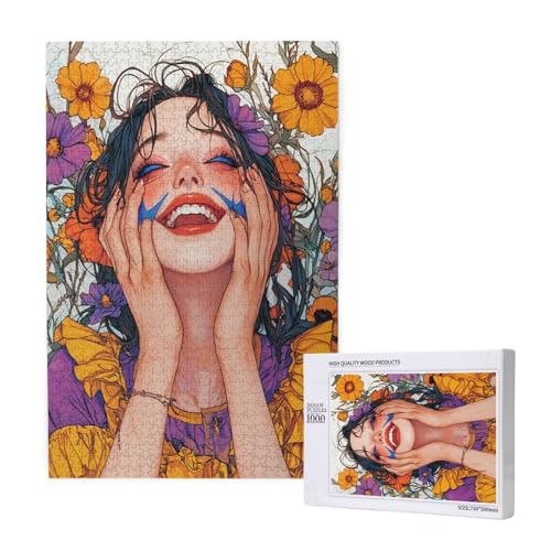 Puzzle Frau Puzzle 4000 Teile Blume Holzpuzzle Erwachsene mit Schachtel und Poster, Schwieriges - Unterhaltsames - Herausforderndes Spiel - Geeignet für Anfänger, Geschenke für Männer/Frauen 2T-1928 Puzzle Frau Puzzle 4000 Teile Blume Holzpuzzle Erwachsene mit Schachtel und Poster, Schwieriges - Unterhaltsames - Herausforderndes Spiel - Geeignet für Anfänger, Geschenke für Männer/Frauen 2T-1928 von Tamalsj