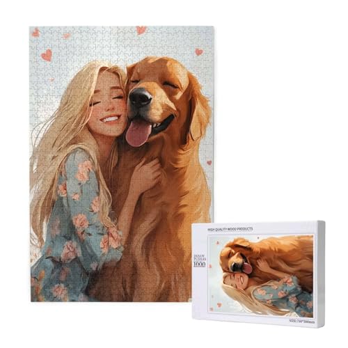 Puzzle Frau Puzzle 4000 Teile Hund Holzpuzzle Erwachsene mit Schachtel und Poster, Schwieriges - Unterhaltsames - Herausforderndes Spiel - Geeignet für Anfänger, Geschenke für Männer/Frauen 2T-2011 Puzzle Frau Puzzle 4000 Teile Hund Holzpuzzle Erwachsene mit Schachtel und Poster, Schwieriges - Unterhaltsames - Herausforderndes Spiel - Geeignet für Anfänger, Geschenke für Männer/Frauen 2T-2011 von Tamalsj