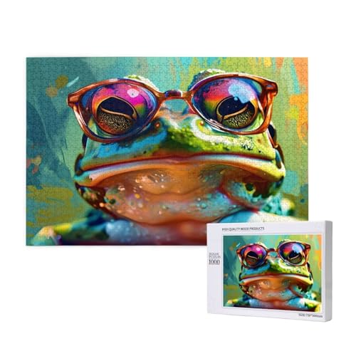 Puzzle Frosch Puzzle 4000 Teile Bunt Holzpuzzle Erwachsene mit Schachtel und Poster, Schwieriges - Unterhaltsames - Herausforderndes Spiel - Geeignet für Anfänger, Geschenke für Männer/Frauen 2T-44 Puzzle Frosch Puzzle 4000 Teile Bunt Holzpuzzle Erwachsene mit Schachtel und Poster, Schwieriges - Unterhaltsames - Herausforderndes Spiel - Geeignet für Anfänger, Geschenke für Männer/Frauen 2T-44 von Tamalsj