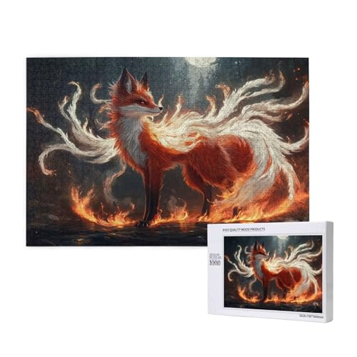 Puzzle Fuchs Puzzle 1000 Teile Traum Holzpuzzle Erwachsene mit Schachtel und Poster, Schwieriges - Unterhaltsames - Herausforderndes Spiel - Geeignet für Anfänger, Geschenke für Männer/Frauen 2T-868 Puzzle Fuchs Puzzle 1000 Teile Traum Holzpuzzle Erwachsene mit Schachtel und Poster, Schwieriges - Unterhaltsames - Herausforderndes Spiel - Geeignet für Anfänger, Geschenke für Männer/Frauen 2T-868 von Tamalsj