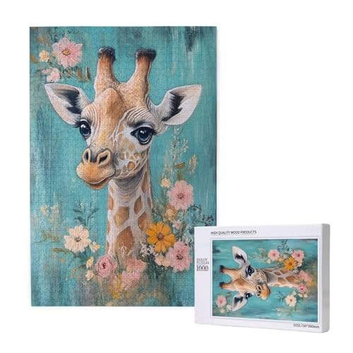 Puzzle Giraffe Puzzle 4000 Teile Blume Holzpuzzle Erwachsene mit Schachtel und Poster, Schwieriges - Unterhaltsames - Herausforderndes - Geeignet für Anfänger, Geschenke für Männer/Frauen 2T-1687 Puzzle Giraffe Puzzle 4000 Teile Blume Holzpuzzle Erwachsene mit Schachtel und Poster, Schwieriges - Unterhaltsames - Herausforderndes - Geeignet für Anfänger, Geschenke für Männer/Frauen 2T-1687 von Tamalsj