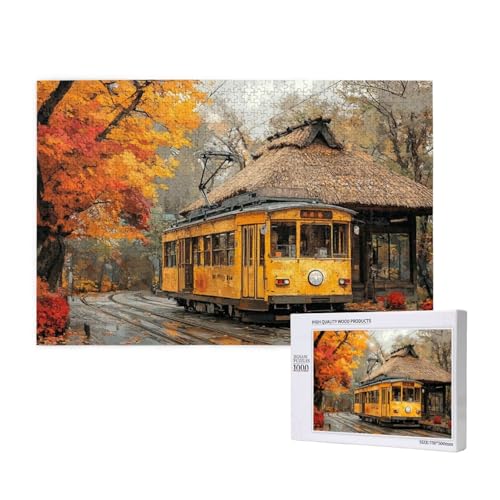 Puzzle Herbst Puzzle 2000 Teile Bus Holzpuzzle Erwachsene mit Schachtel und Poster, Schwieriges - Unterhaltsames - Herausforderndes Spiel - Geeignet für Anfänger, Geschenke für Männer/Frauen 2T-155 Puzzle Herbst Puzzle 2000 Teile Bus Holzpuzzle Erwachsene mit Schachtel und Poster, Schwieriges - Unterhaltsames - Herausforderndes Spiel - Geeignet für Anfänger, Geschenke für Männer/Frauen 2T-155 von Tamalsj