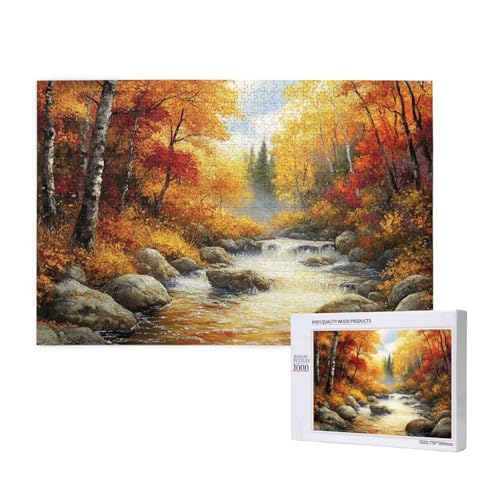 Puzzle Herbst Puzzle 300 Teile Baum Holzpuzzle Erwachsene mit Schachtel und Poster, Schwieriges - Unterhaltsames - Herausforderndes Spiel - Geeignet für Anfänger, Geschenke für Männer/Frauen 2T-851 Puzzle Herbst Puzzle 300 Teile Baum Holzpuzzle Erwachsene mit Schachtel und Poster, Schwieriges - Unterhaltsames - Herausforderndes Spiel - Geeignet für Anfänger, Geschenke für Männer/Frauen 2T-851 von Tamalsj
