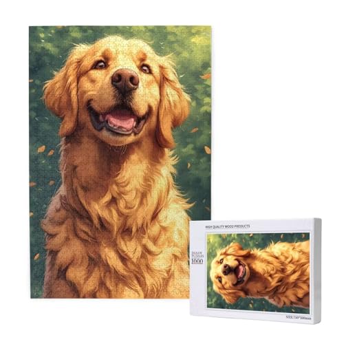 Puzzle Hund Puzzle 1000 Teile Landschaft Holzpuzzle Erwachsene mit Schachtel und Poster, Schwieriges - Unterhaltsames - Herausforderndes - Geeignet für Anfänger, Geschenke für Männer/Frauen 2T-1483 Puzzle Hund Puzzle 1000 Teile Landschaft Holzpuzzle Erwachsene mit Schachtel und Poster, Schwieriges - Unterhaltsames - Herausforderndes - Geeignet für Anfänger, Geschenke für Männer/Frauen 2T-1483 von Tamalsj