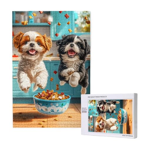 Puzzle Hund Puzzle 2000 Teile Tier Holzpuzzle Erwachsene mit Schachtel und Poster, Schwieriges - Unterhaltsames - Herausforderndes Spiel - Geeignet für Anfänger, Geschenke für Männer/Frauen 2T-1234 Puzzle Hund Puzzle 2000 Teile Tier Holzpuzzle Erwachsene mit Schachtel und Poster, Schwieriges - Unterhaltsames - Herausforderndes Spiel - Geeignet für Anfänger, Geschenke für Männer/Frauen 2T-1234 von Tamalsj