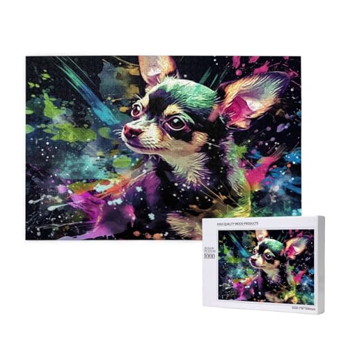 Puzzle Hund Puzzle 300 Teile Bunt Holzpuzzle Erwachsene mit Schachtel und Poster, Schwieriges - Unterhaltsames - Herausforderndes Spiel - Geeignet für Anfänger, Geschenke für Männer/Frauen 2T-943 Puzzle Hund Puzzle 300 Teile Bunt Holzpuzzle Erwachsene mit Schachtel und Poster, Schwieriges - Unterhaltsames - Herausforderndes Spiel - Geeignet für Anfänger, Geschenke für Männer/Frauen 2T-943 von Tamalsj