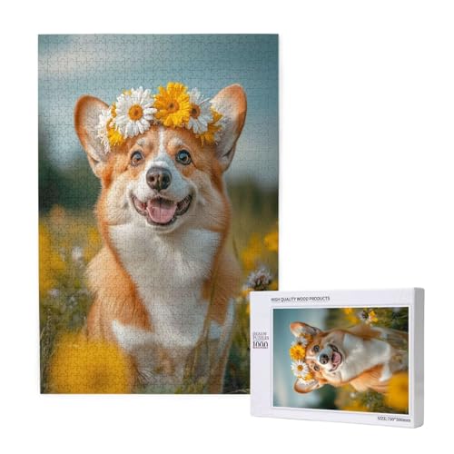 Puzzle Hund Puzzle 4000 Teile Blume Holzpuzzle Erwachsene mit Schachtel und Poster, Schwieriges - Unterhaltsames - Herausforderndes Spiel - Geeignet für Anfänger, Geschenke für Männer/Frauen 2T-1379 Puzzle Hund Puzzle 4000 Teile Blume Holzpuzzle Erwachsene mit Schachtel und Poster, Schwieriges - Unterhaltsames - Herausforderndes Spiel - Geeignet für Anfänger, Geschenke für Männer/Frauen 2T-1379 von Tamalsj