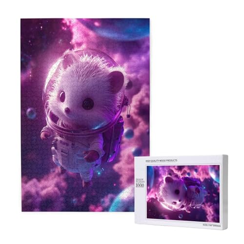 Puzzle Igel Puzzle 2000 Teile Traum Holzpuzzle Erwachsene mit Schachtel und Poster, Schwieriges - Unterhaltsames - Herausforderndes Spiel - Geeignet für Anfänger, Geschenke für Männer/Frauen 2T-1433 von Tamalsj