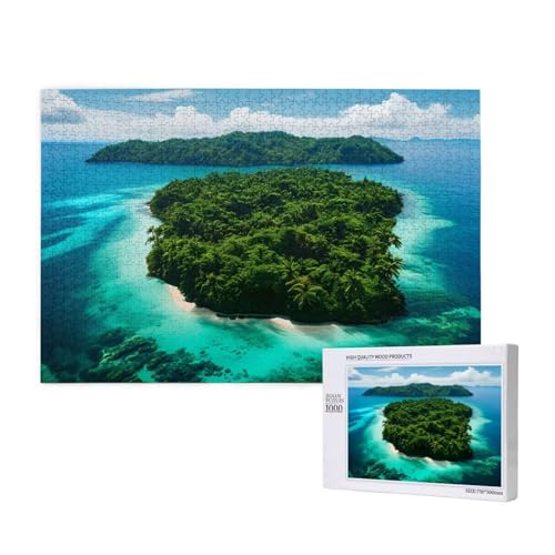 Puzzle Insel Puzzle 1000 Teile Landschaft Holzpuzzle Erwachsene mit Schachtel und Poster, Schwieriges - Unterhaltsames - Herausforderndes - Geeignet für Anfänger, Geschenke für Männer/Frauen 2T-79 Puzzle Insel Puzzle 1000 Teile Landschaft Holzpuzzle Erwachsene mit Schachtel und Poster, Schwieriges - Unterhaltsames - Herausforderndes - Geeignet für Anfänger, Geschenke für Männer/Frauen 2T-79 von Tamalsj