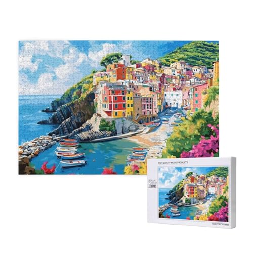 Puzzle Italien Puzzle 2000 Teile Landschaft Holzpuzzle Erwachsene mit Schachtel und Poster, Schwieriges - Unterhaltsames - Herausforderndes - Geeignet für Anfänger, Geschenke für Männer/Frauen 2T-609 Puzzle Italien Puzzle 2000 Teile Landschaft Holzpuzzle Erwachsene mit Schachtel und Poster, Schwieriges - Unterhaltsames - Herausforderndes - Geeignet für Anfänger, Geschenke für Männer/Frauen 2T-609 von Tamalsj