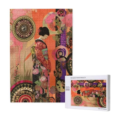 Puzzle Japan Puzzle 4000 Teile Frau Holzpuzzle Erwachsene mit Schachtel und Poster, Schwieriges - Unterhaltsames - Herausforderndes Spiel - Geeignet für Anfänger, Geschenke für Männer/Frauen 2T-1817 Puzzle Japan Puzzle 4000 Teile Frau Holzpuzzle Erwachsene mit Schachtel und Poster, Schwieriges - Unterhaltsames - Herausforderndes Spiel - Geeignet für Anfänger, Geschenke für Männer/Frauen 2T-1817 von Tamalsj