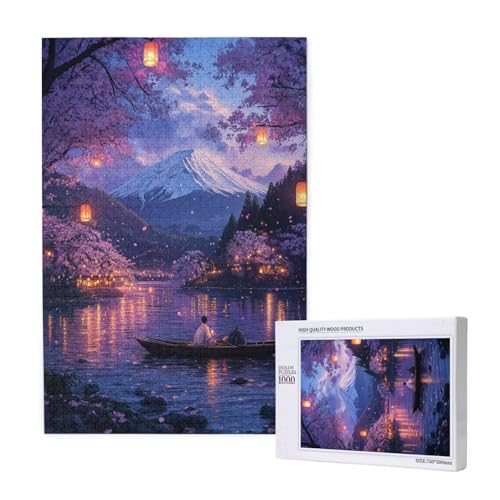 Puzzle Japan Puzzle 4000 Teile Landschaft Holzpuzzle Erwachsene mit Schachtel und Poster, Schwieriges - Unterhaltsames - Herausforderndes - Geeignet für Anfänger, Geschenke für Männer/Frauen 2T-1773 von Tamalsj